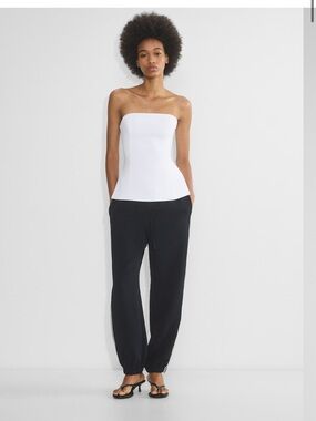 Strapless White Bustier Top ARITZIA WILFRED